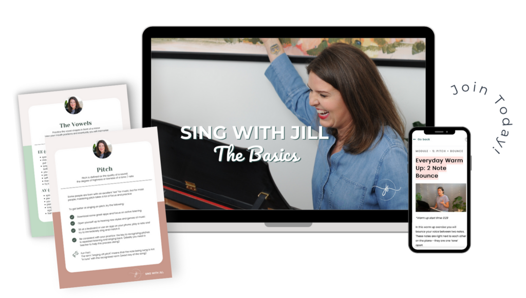 Sing With Jill: The Basics Online Singing Course