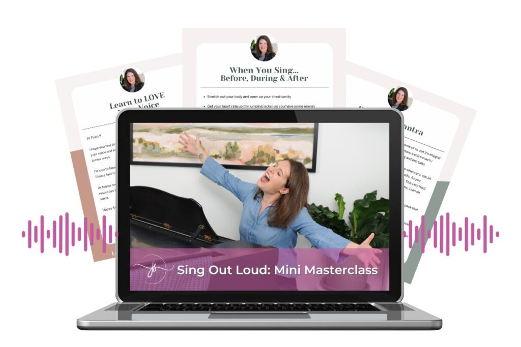 Learn to sing voice lessons